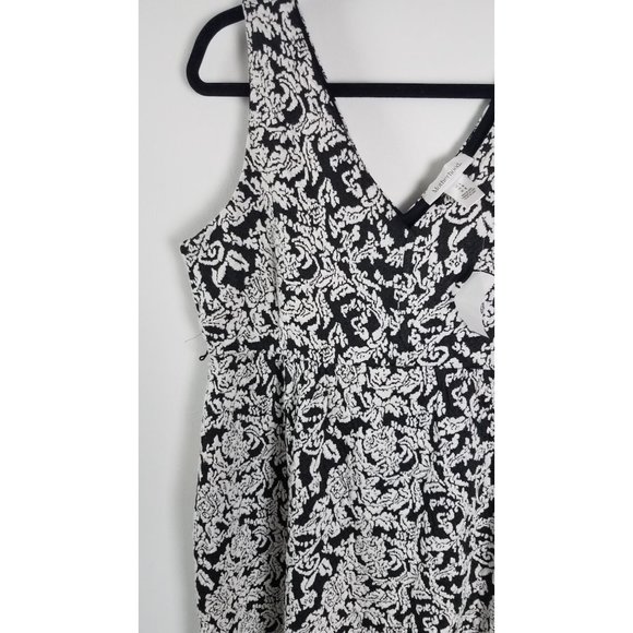Motherhood Maternity Sz. L Black & White Tank Babydoll Style Dress NWT - Picture 3 of 6